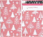 Inspired Mailers - Holiday Poly Mailers 6x9-100 Pack - Christmas Trees (Rose Gold) - Small Holiday Mailers - Cute Packaging Bags for Shipping - Christmas Poly Mailer 6x9