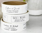 Personalized Return Address Labels - Custom Address Stickers on Rolls (250-500 Labels) (Calligraphy)
