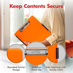 Dexas Slimcase 2 Plastic Clipboard with Storage and Side Opening