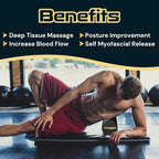 Fitizen Foam Roller – Muscle Massage Rehab Stiff Back Pain Physical Therapy Deep Tissue Firm Exercise Equipment Home Gym Stress Yoga Pilates for The Fit Citizen by FitNation