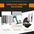 Start International LD3000 Electric Label Dispenser – High-Speed Sticker Dispenser with Automatic Peeling for Small Labels – Compact Design, Adjustable Photosensor, 7.5" Roll Capacity