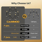 6pcs Sturdy Stanchion Posts, 6pcs High Quality Black Velvet Ropes, Water/Sand/Concrete Fillable Leakproof Base, Crowd Control Barriers for Birthday, Prom, Business, Wedding, Red Carpet