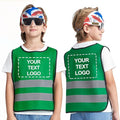 A-SAFETY Kids High Vis Reflective construction Safety vest customized LOGO