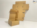 4x4x2 Inch Small Shipping Boxes Pack of 100, Brown Corrugated Cardboard Mailer Boxes for Packing Mailing Small Business Gift Packing
