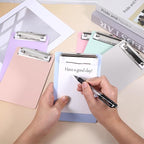 6 PCS MiNi Clipboard，Pretty Cute Small Clipboards 4×6 Inch A6 for Classrooms, Offices, Restaurants, Doctor Offices - (Set of 6 Macaron Colors)