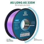 Geeetech Purple PLA 3D Printer Filament, 1kg Spool (2.2lbs), Upgrade Tidy Winding Tangle-Free, 1.75mm Dimensional Accuracy +/- 0.02 mm, 3D Printing Filament Fits for Most FDM 3D Printers