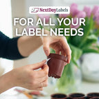 NextDayLabels - 1 Inch Round Stickers - Matte White Circle Labels (15,750 Sheets)