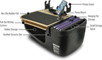 AutoExec AE-GMCD-PM-PS-11M GripMaster Car Desk for Your Vehicle Workstation and Mobile Office, Natural with Phone Mount and Printer Stand