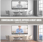 Cord Wall Cover, 39in Self-Adhesive Wire Covers for Cords on Wall, Extension Cable Hider for Floor, Mounted Tv, Home and Office Cavity 0.63" Wx0.31 H (Black)