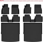 KELCSEECS® Floor Mats & Cargo Liner for 2023-2025 Mazda CX50(Not for Hybrid),All Weather Protection TPE Floor Liners Front& Rear Row Full Set Mazda CX-50 Accessories Black