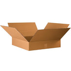 TAPE LOGIC 22x22x4 Flat Corrugated Boxes, Flat, 22L x 22W x 4H, Pack of 10 | Shipping, Packaging, Moving, Storage Box for Home or Business, Strong Wholesale Bulk Boxes