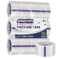 Clear Packing Tape - 12 Heavy-Duty Wrapping Tape - 110-Yard Length, 1320 Total Yards 1.88-Inch Wide Strong Adhesive Rolls for Moving Boxes, Office Packaging, Storage Organization & Warehouse Shipping
