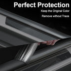 Lypumso Clear Vinyl Wrap Tape, Universal Car Door Edge Guard Door Sill Protector, Transparent Paint Protection Film for Most Cars Rearview Mirror Handle Bumper Window Stair (6inch x 30ft)