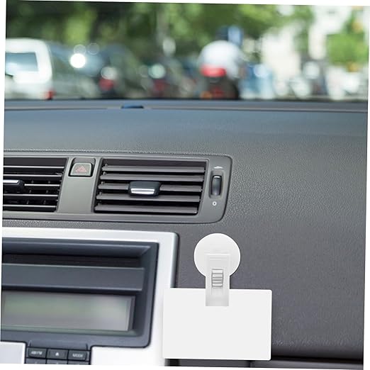 Mikinona 1pair Car Clip Memo Holder Cup Glasses and Document Organizer Car Accessory for Easy Storage and Secure Mounting Vehicles