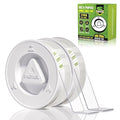 Double Sided Tape Heavy Duty, 2PCS Double Sided Mounting Nano Tape 10FT, Clear & Tough Two Sided Adhesive Tape, Removable Picture Hanging Strips for Wall, Poster, Carpet, Home Office Outdoor