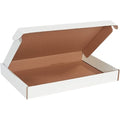 Box USA 17" Deluxe Shipping Boxes 17 1/8"L x 11 1/8"W x 2"H, 50-Pack - White Box Mailers for Packaging, Storage, Gifts or Bulk Business Orders