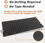 TripleAliners for Tacoma 2024 2025 | Truck Bed Mat & Tailgate Mat | All Weather Liners Compatible with 2024+ Toyota Tacoma Accessories Cargo Liner Protection (Fit 6FT Truck Bed), 2PCS