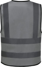 AYKRM 12 colour High visibility viz vest hi vis viz reflective work construction safety vest (XS-8XL)