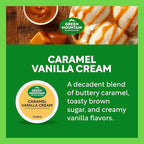 Green Mountain Coffee Roasters Caramel Vanilla Cream, Single-Serve Keurig K-Cup Pods, Flavored Light Roast Coffee Pods, 48 Count