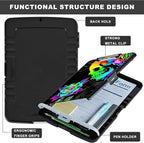 Clipboard with Storage,Heavy Duty Plastic Storage Clipboard with Low Profile Clip,Teacher Must Haves,Office Supplies,Colorful Skull Rose Flower