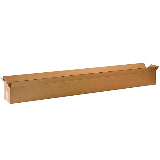 Box USA Shipping Boxes 48"L x 4"W x 4"H 25-Pack Long Corrugated Boxes for Moving, Shipping, Mailing, Packing, Packaging and Storage