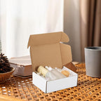 PHAREGE 6x4x2 Inch Shipping Boxes 50 Pack White, Tab Lock Tuck Top Mailer Boxes for Packaging Small Business, Cardboard Gift Boxes for Wrapping Mailing Present