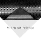 VViViD+ Honeycomb Matte Black Medium Pattern Car Wrap Vinyl (1ft x 5ft)