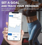 GE Smart Scale for Body Weight: 8-Electrode Digital Bathroom Scale for Weight Fat BMI Muscle Mass Full Body Composition Analyzer 27 Measurements Bluetooth Highly Accurate Weighing Machine 400lb Black