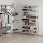 18" Deep x 48" Wide x 74" Height Wire Shelving Kit | 8-Tier | NSF Commercial Storage Rack Unit