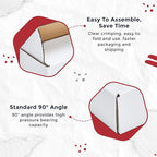 White Shipping Boxes 6x6x6 Heavy Duty, Lightweight, 6"L X 6"W X 6"H Foldable Corrugated Cardboard Mailer Boxes for Packaging Small Business Mailings Gifts Promotions Crafts Moving Box 50 Pack