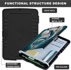 Clipboard with Storage,Heavy Duty Plastic Storage Clipboard with Low Profile Clip,Teacher Must Haves,Office Supplies,Dolphins Ocean