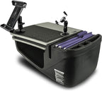 AutoExec AE-GMCD-PI-PM-TAB-GT GripMaster Car Desk for Your Vehicle Workstation and Mobile Office, Grey with 400 watt Power Inverter, Phone Mount and Tablet Mount