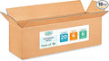 Long Shipping & Moving Boxes 20x6x6 inches (10-Pack) - Extra Strength 200 lb vs Regular - Corrugated Strong Boxes for Packaging Moving - Packing Box for Moving - Cardboard Box by IDL Packaging