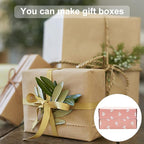 Green Recyclable Cardboard Small Gift Mailer Boxes for Shipping Packaging Craft Mother's Day Gifts Giving Products (Pink, 7.2 x 5.2 x 2 Inch)
