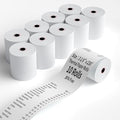 (10 Rolls) 3 1/8" x 230' Thermal Receipt Paper Rolls, Cash Register POS Thermal Paper, Credit Card Rolls Thermal 3 1/8 in x 230 ft.