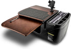 AutoExec GripMaster Car Desk for Your Vehicle Workstation and Mobile Office, Mahogany with 400 watt Power Inverter and Phone Mount