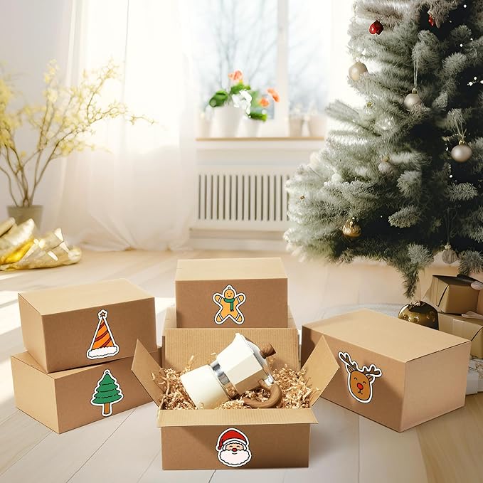 Eupako 30 Pack Small Shipping Boxes Assorted Sizes, 8x6x4 & 9x6x4 & 10x7x5 10 PCS Each Mailing Boxes, Brown Corrugated Box Mailers, Cardboard Boxes for Packaging Small Business