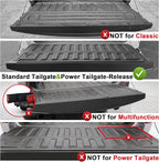 TripleAliners Compatible with Ram 1500 2019-2025 2026 Power Tailgate-Release & Standard Tailgate Mat with Tailgate Cap Top Protector Full-Coverage All Weather Truck Bed Cover Liner Replacement