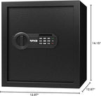 RPNB Deluxe Safe and Lock Box,Digital Keypad Safe Box,Steel Alloy Small Safes, Keypad Lock,Perfect for Home Office Hotel Business Jewelry Cash Use Storage,1.2 Cubic Feet