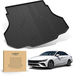 LASFIT Cargo Mat for Hyundai Elantra 2026 2025 2024 2023 2022 2021 & Elantra N 2022-2025, All Weather TPE Custom Fit Elantra & Elantra N Trunk Mat, Black