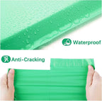 Metronic Poly Mailers 14.5x19 100 Pcs | Medium Size Shipping Bags for Clothes | Large Poly Mailer Bags, Shipping Envelopes, Mailing Bags for Small Business, Strong Adhensive Poly Bags Green