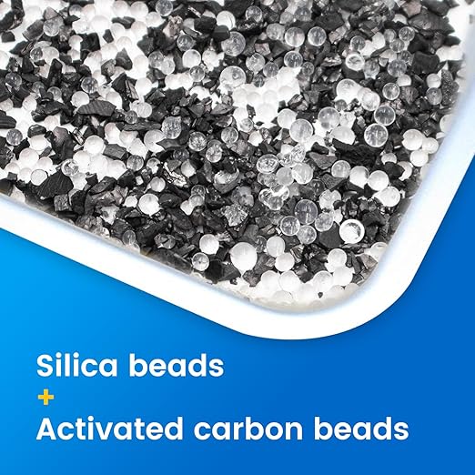 900Pcs 14 Gram Food Safe Desiccant Packs, High Absorption Capacity for Moisture & Odor, Silica Gel & Coconut Shell Activated Carbon Packets for Storage