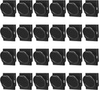 VNDUEEY Black Magnetic Clips, 24 Pcs Fridge Magnets Whiteboard Magnets, Refrigerator Magnet Clips for Locker Photo Displays, Heavy Duty Magnetic Paper Holder for Classroom Office Teacher Supplies