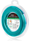 Chanzon 2:1 Ratio 3/16" (5mm) Heat Shrink Tubing 8Ft Roll (2.5M Total Length) Green Polyolefin Sleeving Wrap Shrinking 2 to 1 1pcs