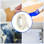 Masking Tape 1 inch Wide, 12 Rolls General Purpose Masking Tape Bulk for Painting, Labeling, Art, Office, Home, Craft, 1 Inch x 55 Yards x 12 Rolls, 660 Yards in Total