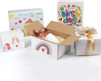 Hoikwo 10x7x5 Inches Small White Shipping Boxes Set of 25, Sturdy Cardboard Boxes for Small Business for Packaging Mailing