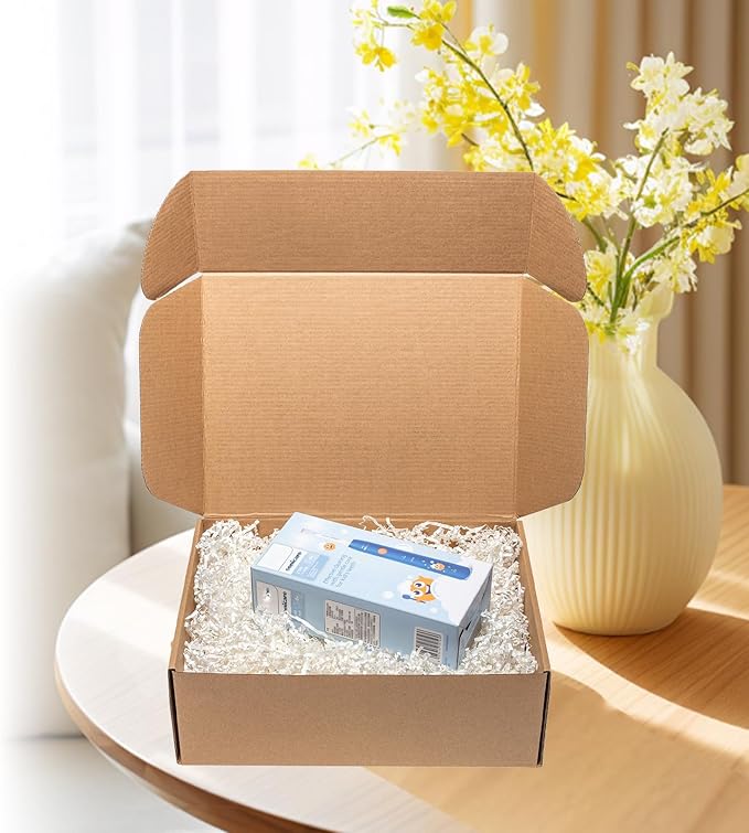 Shipping Boxes 12x9x4 Inches 20 Pack Corrugated Cardboard Mailing Boxes for Small Business, Kraft Medium Literature Mailer Packaging Supplies Brown