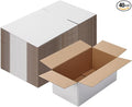 Calenzana 9x5x4 Shipping Boxes Set of 40, White Corrugated Cardboard Box for Mailing Packing Gifts Small Business