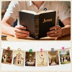 30 PCS Jesus Paper Clips Metal Paperclip Large Size Paper Clip Cute Bookmark Colorful Office Supplies Bookmark Clamp Desk Accessories Stationery for School Gifts for Christian