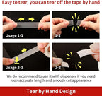 24 Rolls Invisible Tape Refills for Dispenser, Bulk Matte Finish Translucent Tape, 3/4 x 800 Inches, Engineered for Office School Home Repairing Correction and Labeling